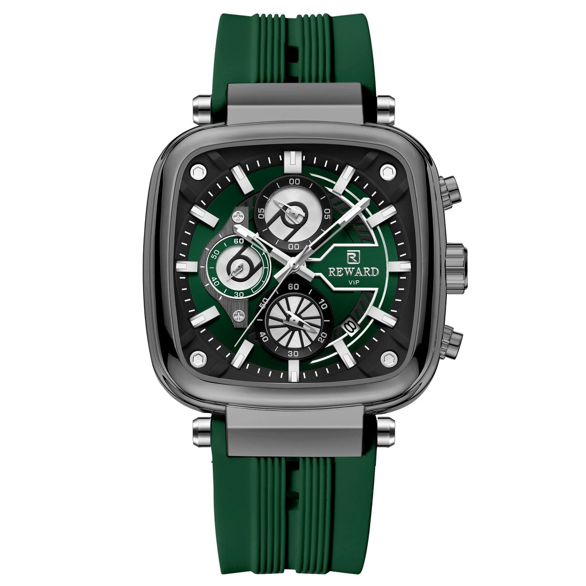 REWARD Analog Green Color Dial Men Watch